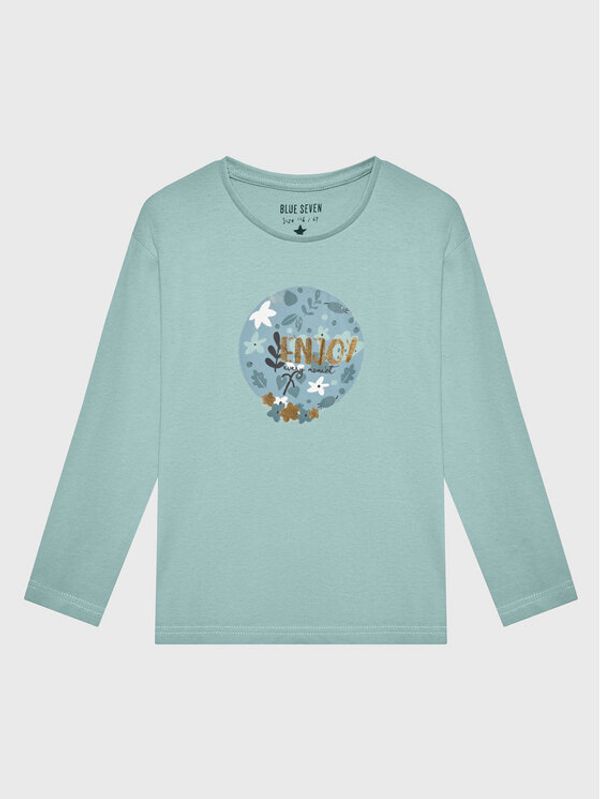 Blue Seven Blue Seven Блуза 750696 Зелен Regular Fit