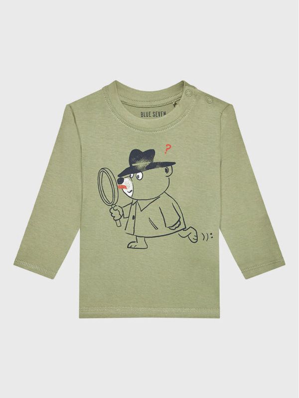 Blue Seven Blue Seven Блуза 977606 Зелен Regular Fit