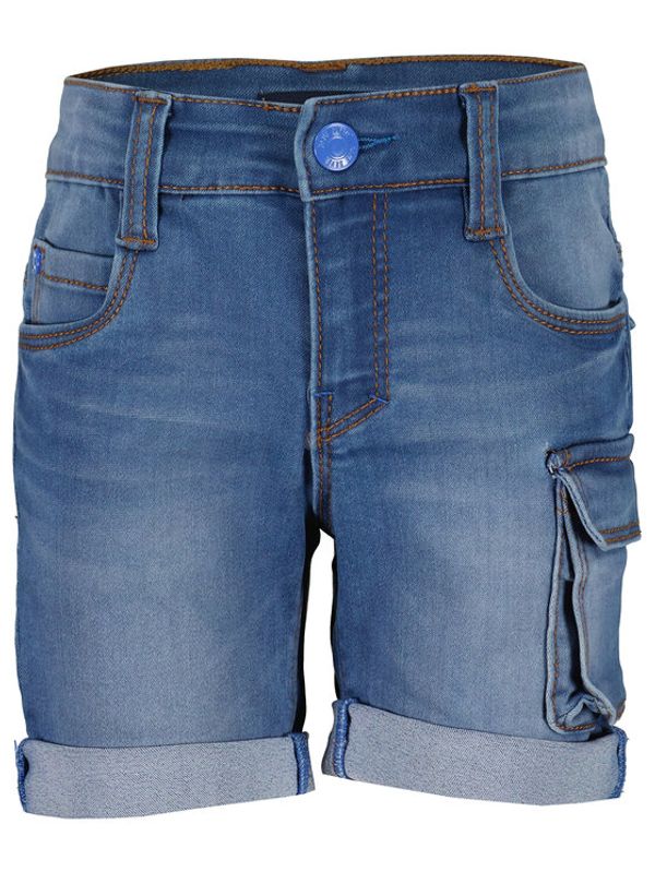Blue Seven Blue Seven Дънкови шорти 840073 Син Regular Fit