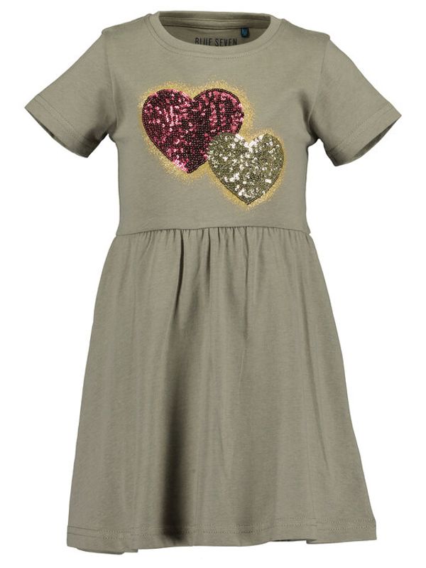 Blue Seven Blue Seven Ежедневна рокля 721629 Каки Regular Fit