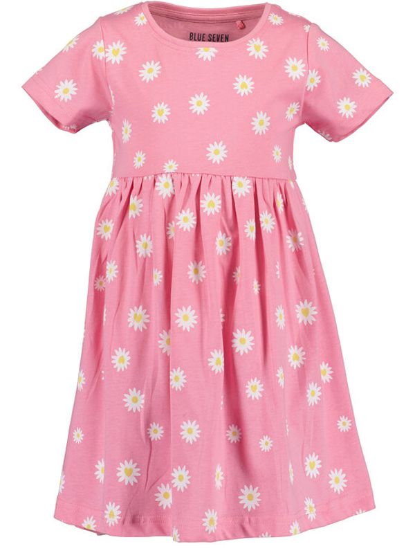 Blue Seven Blue Seven Ежедневна рокля 721630 Розов Regular Fit