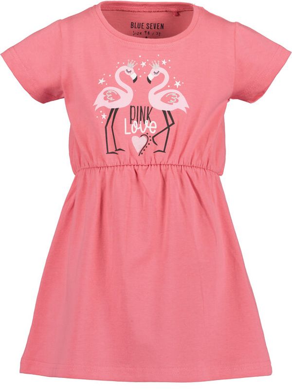 Blue Seven Blue Seven Ежедневна рокля 721633 Розов Regular Fit
