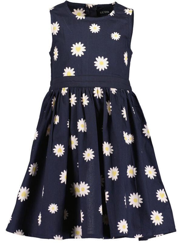 Blue Seven Blue Seven Ежедневна рокля 734122 Тъмносин Regular Fit