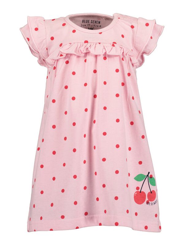 Blue Seven Blue Seven Ежедневна рокля 911056 Розов Regular Fit