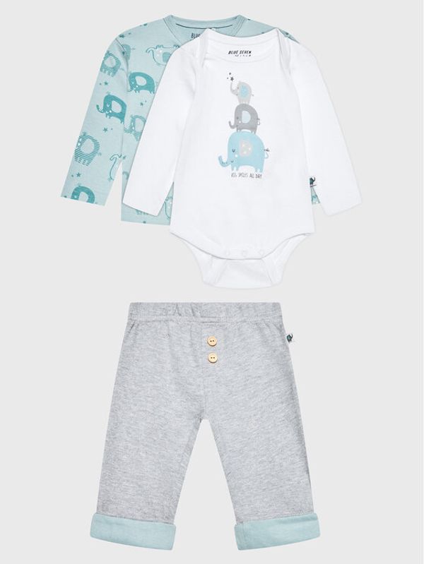 Blue Seven Blue Seven Кмплект суитшърт, боди и спортни панталони 473171 Цветен Regular Fit