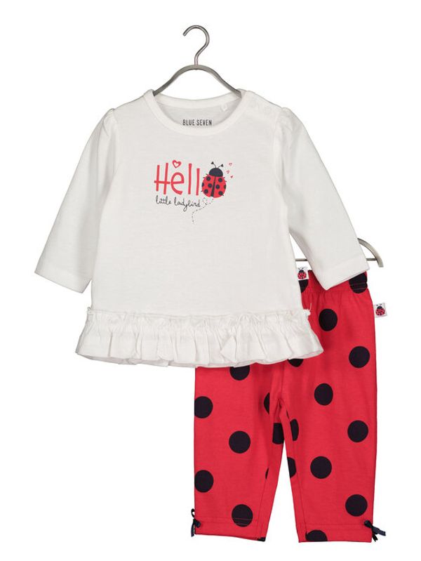 Blue Seven Blue Seven Комплект блуза и клин 422172 Червен Regular Fit