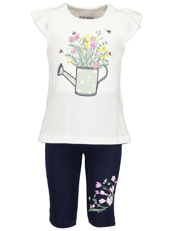 Blue Seven Blue Seven Комплект блуза и клин 726019 Цветен Slim Fit