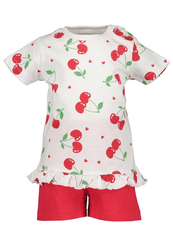 Blue Seven Blue Seven Комплект тишърт и панталонки 914513 Червен Regular Fit