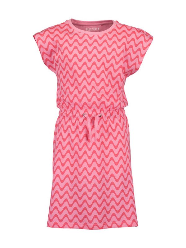 Blue Seven Blue Seven Лятна рокля 528106 Розов Regular Fit