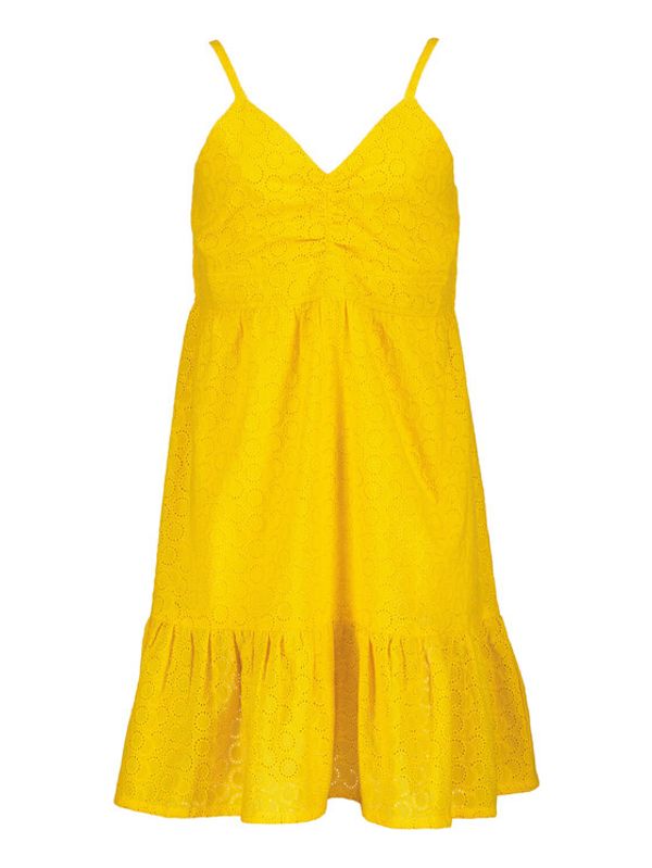 Blue Seven Blue Seven Лятна рокля 542087 Жълт Regular Fit