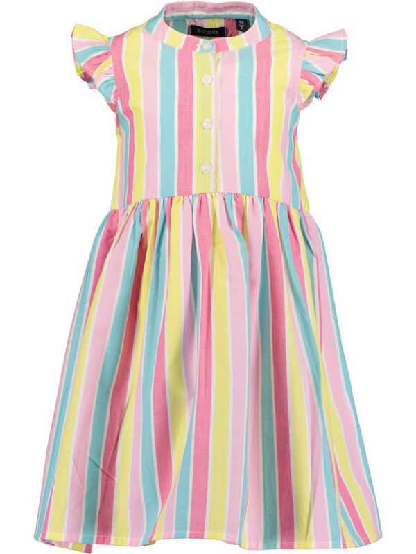 Blue Seven Blue Seven Лятна рокля 734126 X Цветен Regular Fit