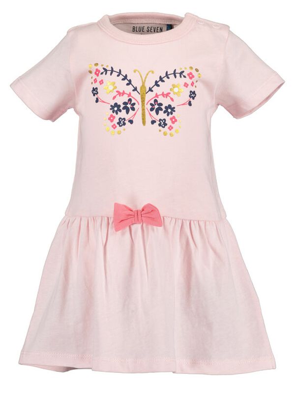 Blue Seven Blue Seven Лятна рокля 911063 Розов Regular Fit