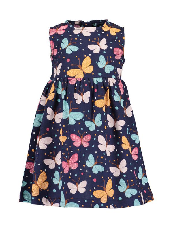 Blue Seven Blue Seven Лятна рокля 919046 Тъмносин Regular Fit