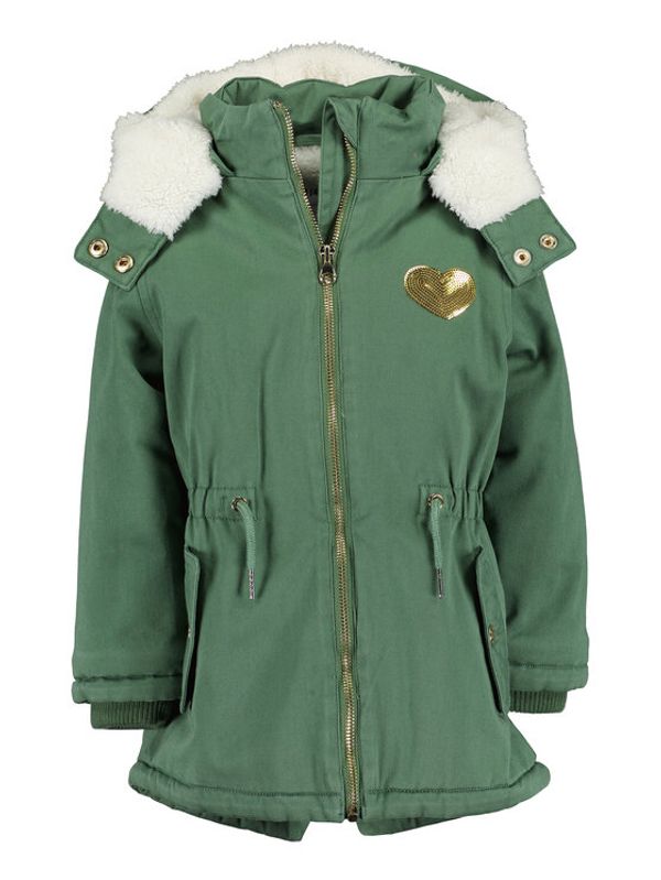 Blue Seven Blue Seven Парка 795684 Зелен Regular Fit