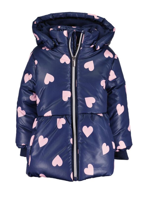 Blue Seven Blue Seven Пухено яке 974520 Тъмносин Regular Fit