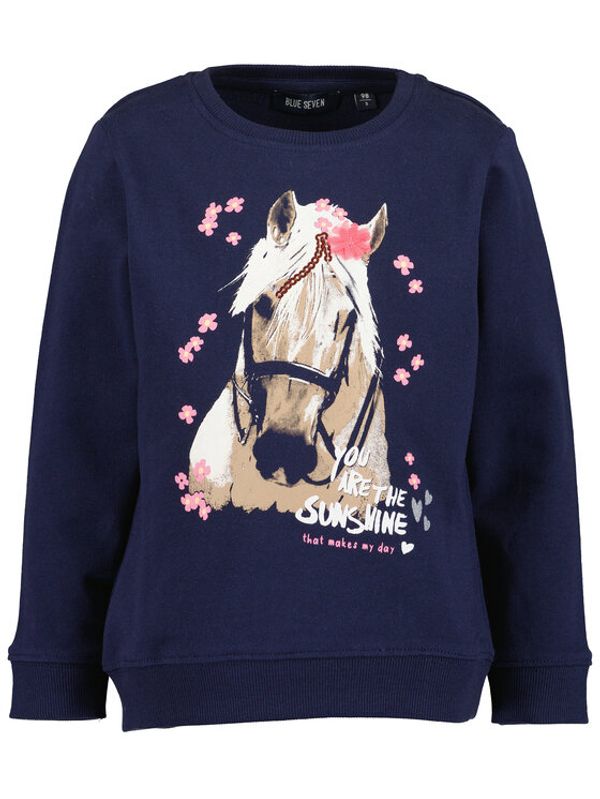 Blue Seven Blue Seven Пуловер 717592 Тъмносин Regular Fit