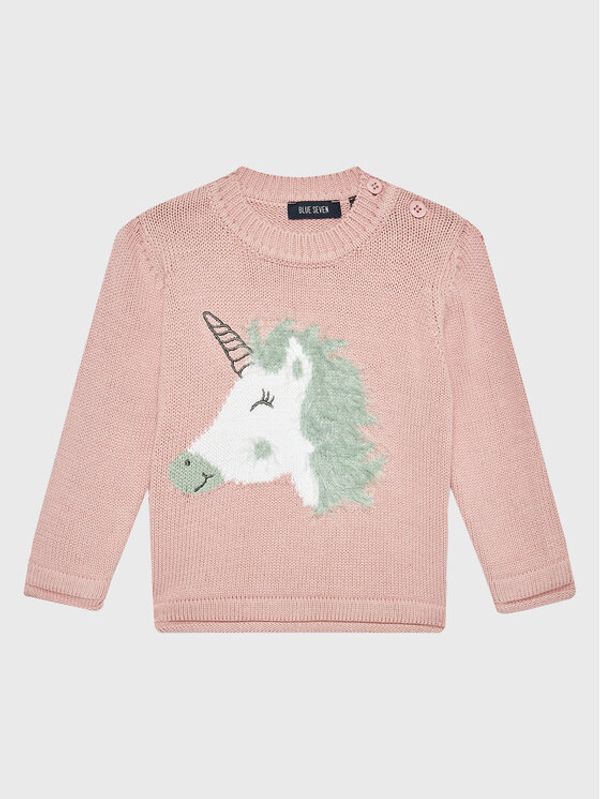 Blue Seven Blue Seven Пуловер 960028 Розов Regular Fit