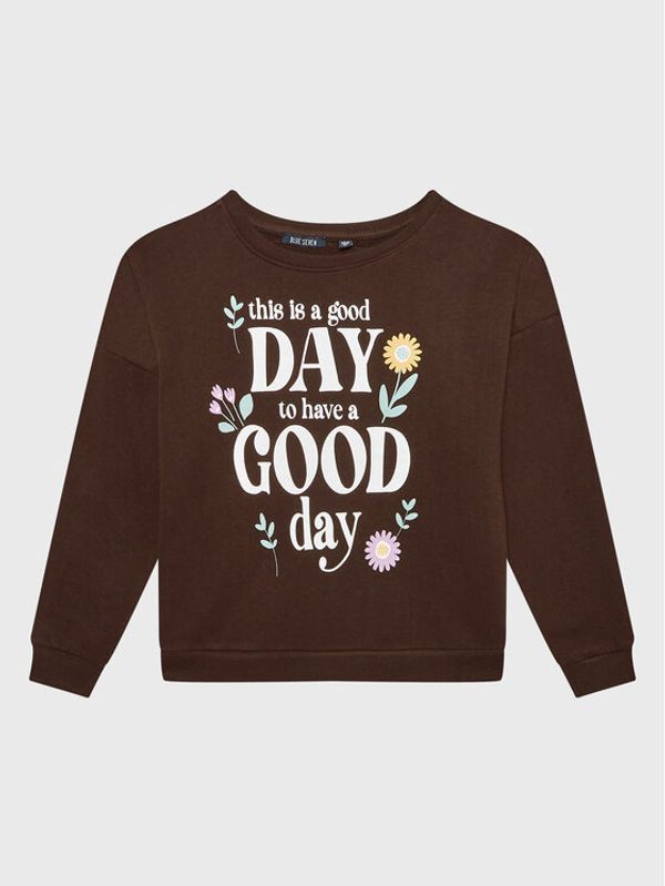 Blue Seven Blue Seven Суитшърт 570132 Кафяв Regular Fit