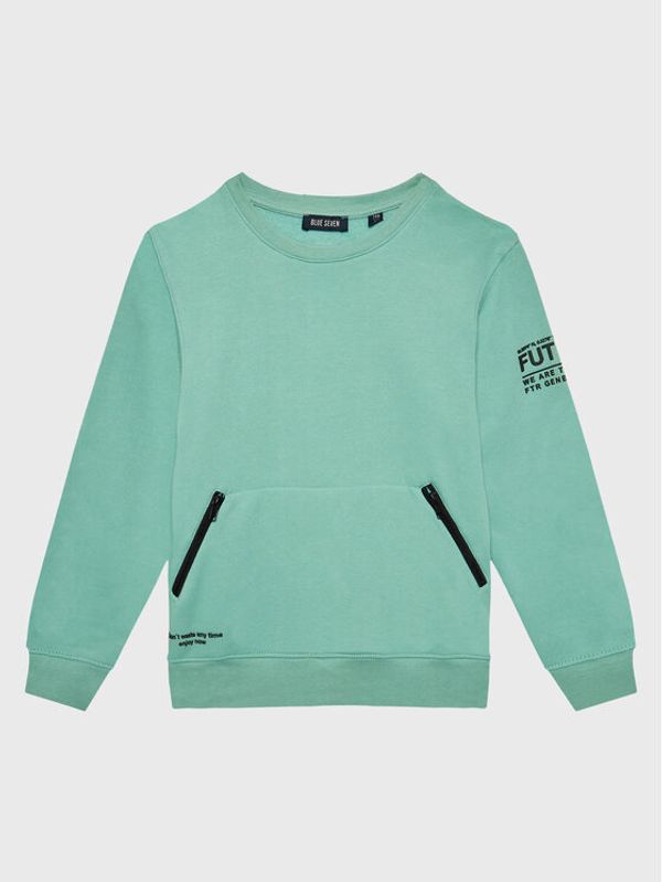 Blue Seven Blue Seven Суитшърт 670179 Зелен Regular Fit