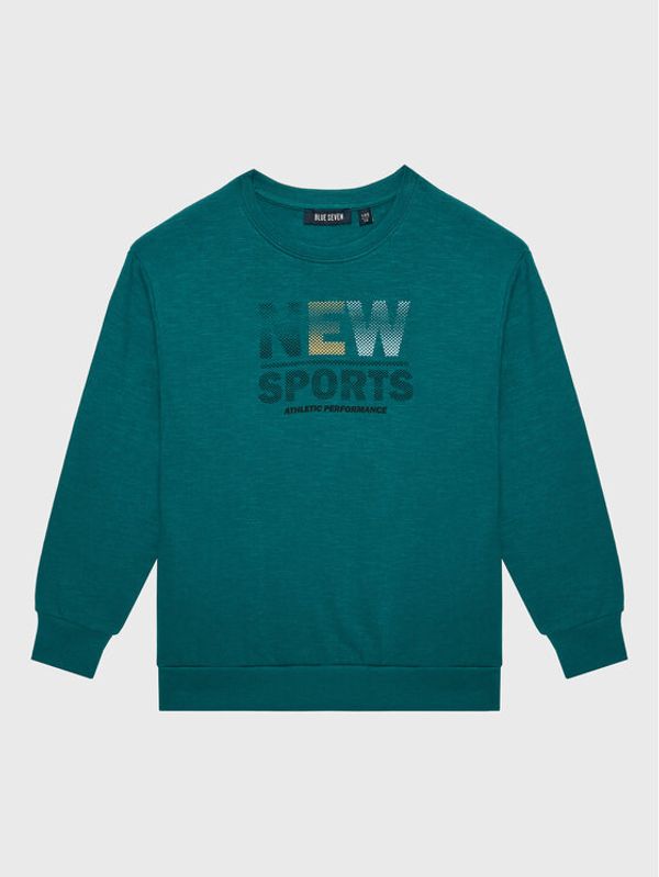 Blue Seven Blue Seven Суитшърт 670191 Зелен Regular Fit