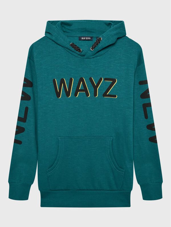 Blue Seven Blue Seven Суитшърт 670192 Зелен Regular Fit