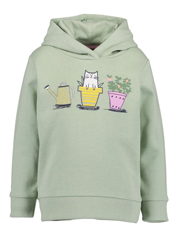 Blue Seven Blue Seven Суитшърт 717597 Зелен Regular Fit