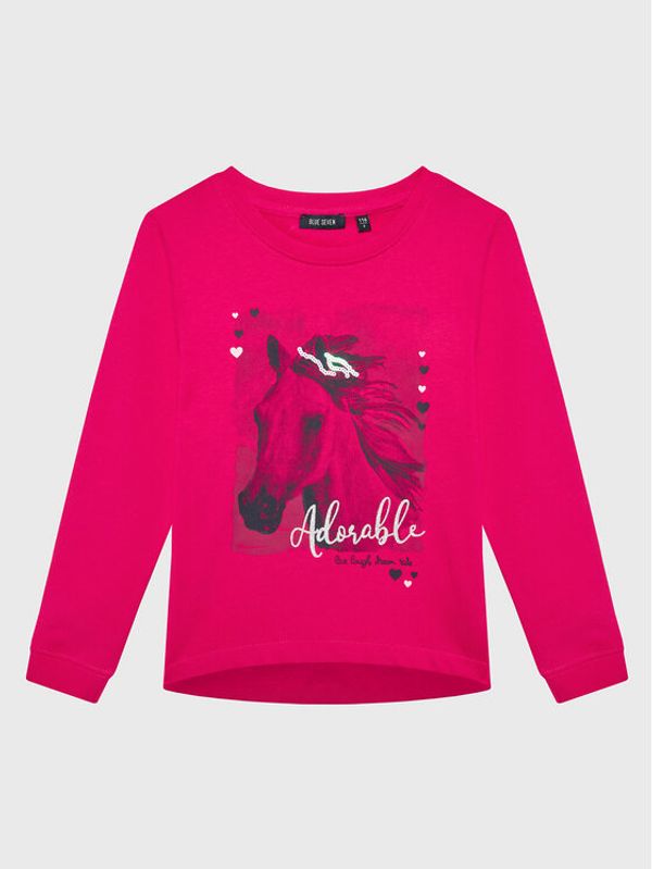 Blue Seven Blue Seven Суитшърт 764630 Розов Regular Fit