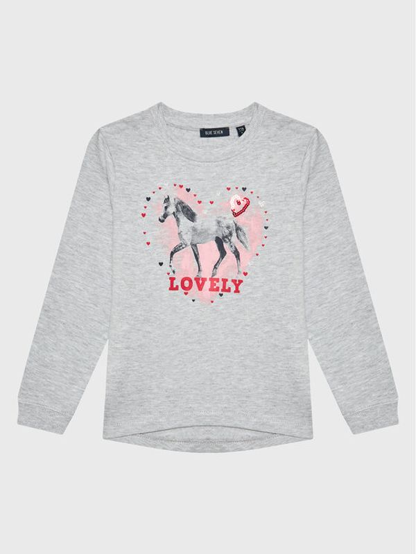 Blue Seven Blue Seven Суитшърт 764630 Сив Regular Fit