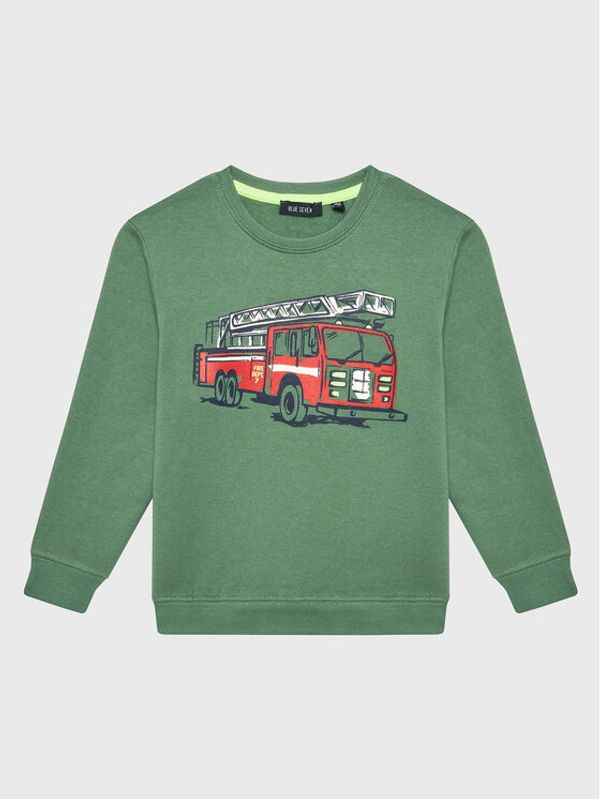 Blue Seven Blue Seven Суитшърт 864676 Зелен Regular Fit