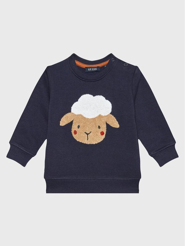 Blue Seven Blue Seven Суитшърт 984091 Тъмносин Regular Fit