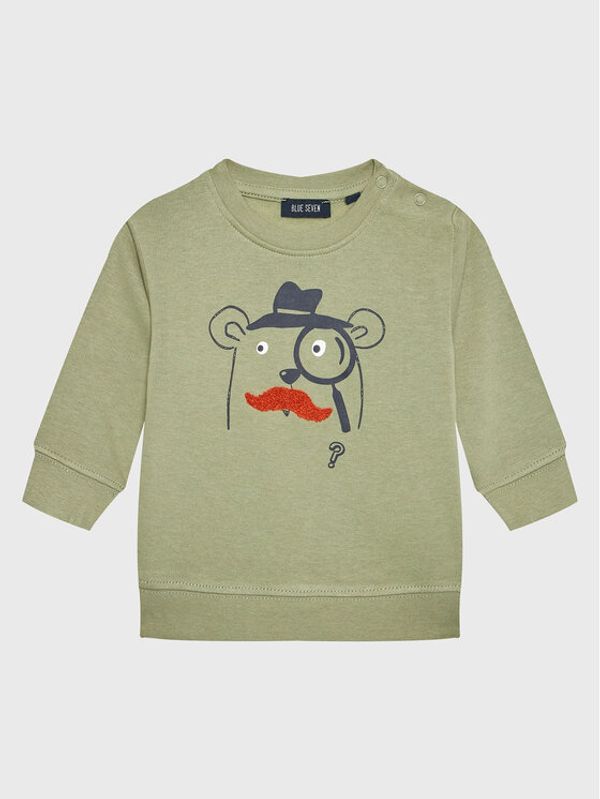 Blue Seven Blue Seven Суитшърт 984093 Зелен Regular Fit