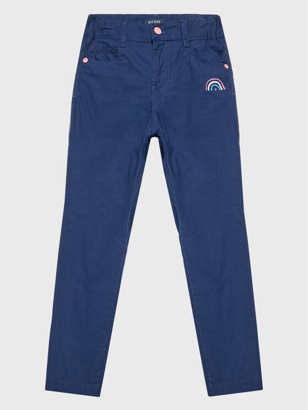 Blue Seven Blue Seven Текстилни панталони 787025 Тъмносин Regular Fit