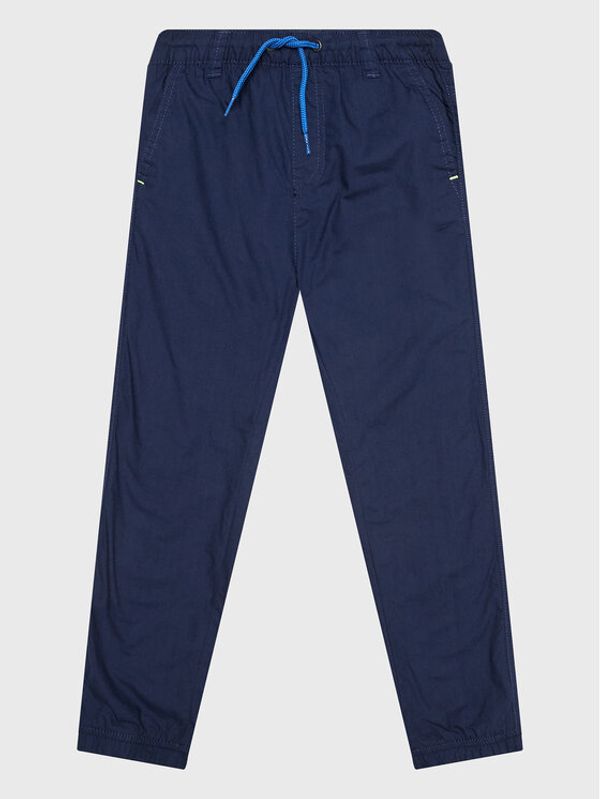 Blue Seven Blue Seven Текстилни панталони 887037 Тъмносин Regular Fit