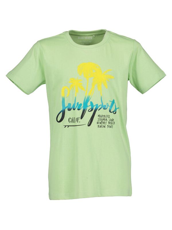 Blue Seven Blue Seven Тишърт 602775 Зелен Regular Fit