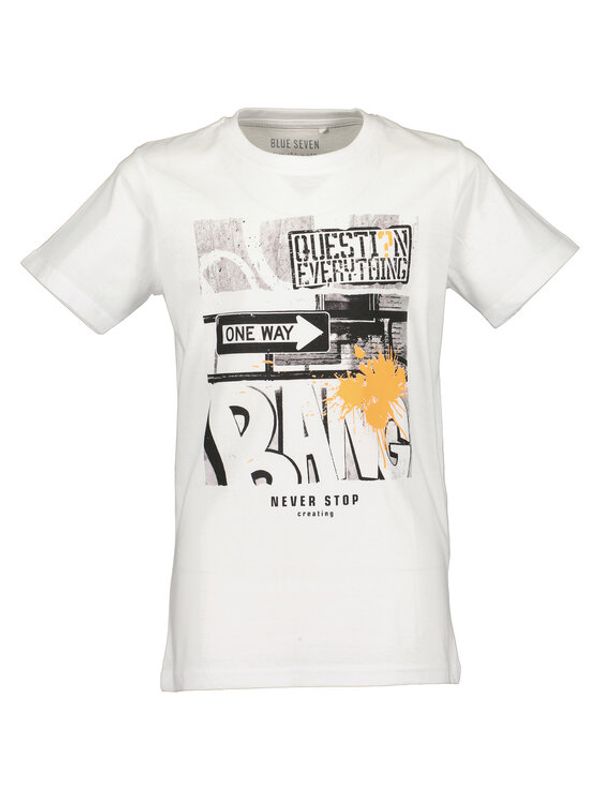 Blue Seven Blue Seven Тишърт 602777 Бял Regular Fit