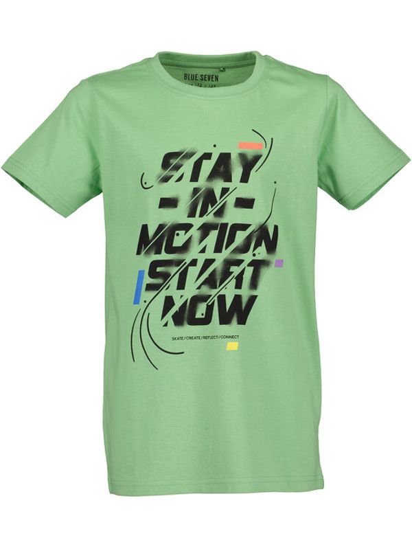 Blue Seven Blue Seven Тишърт 602806 Зелен Regular Fit