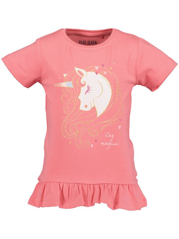 Blue Seven Blue Seven Тишърт 702261 Розов Regular Fit