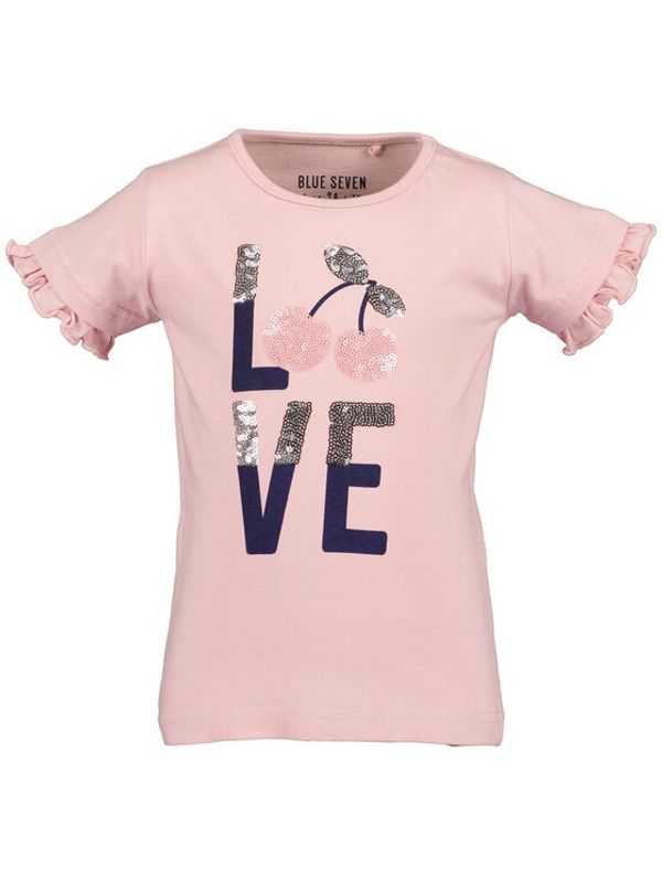 Blue Seven Blue Seven Тишърт 702266 Розов Regular Fit