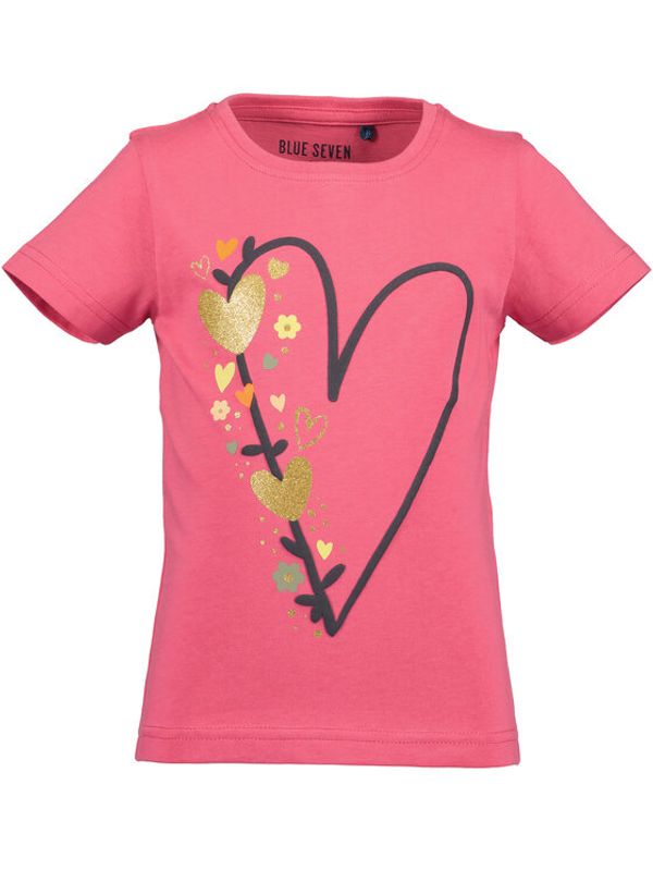 Blue Seven Blue Seven Тишърт 702269 Розов Regular Fit