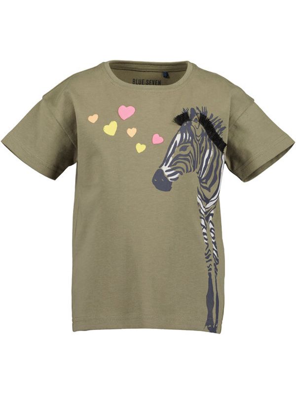 Blue Seven Blue Seven Тишърт 702270 Зелен Regular Fit