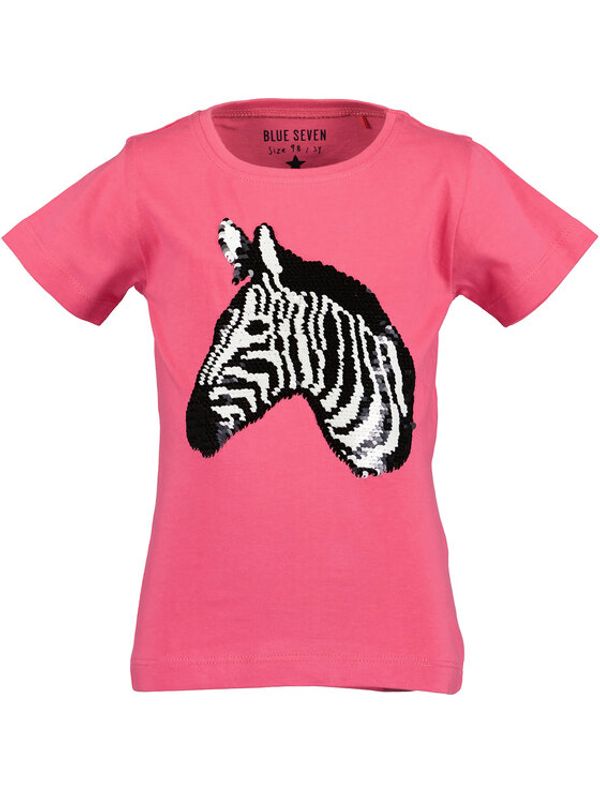 Blue Seven Blue Seven Тишърт 702273 Розов Regular Fit