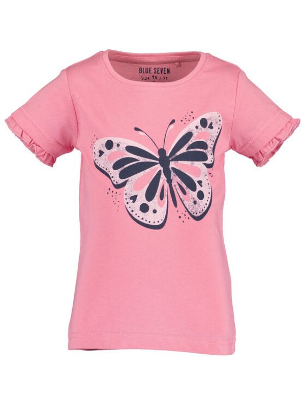 Blue Seven Blue Seven Тишърт 702274 Розов Regular Fit