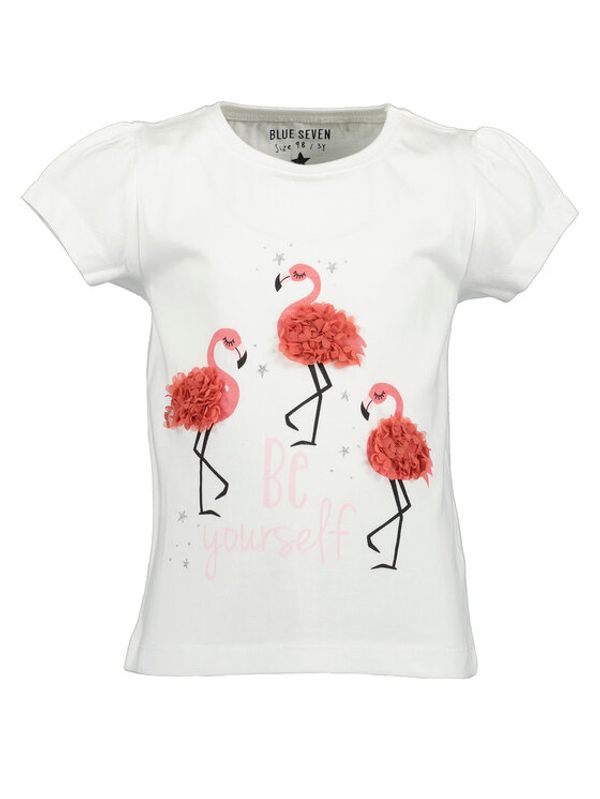 Blue Seven Blue Seven Тишърт 702279 Бял Regular Fit