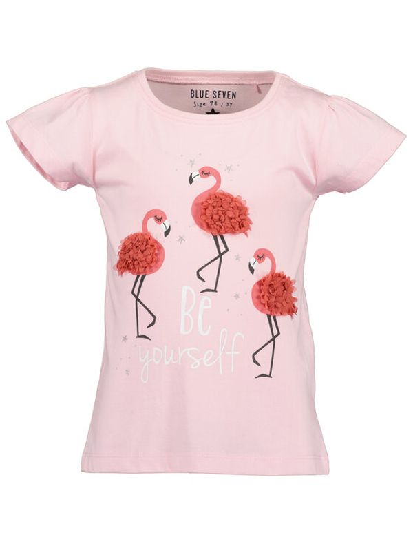 Blue Seven Blue Seven Тишърт 702279 Розов Regular Fit