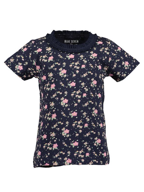 Blue Seven Blue Seven Тишърт 702280 Тъмносин Regular Fit