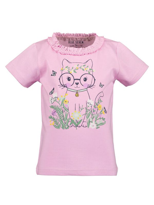 Blue Seven Blue Seven Тишърт 702280 Виолетов Regular Fit