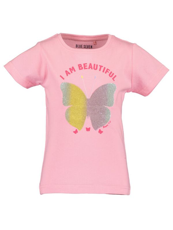 Blue Seven Blue Seven Тишърт 702282 Розов Regular Fit