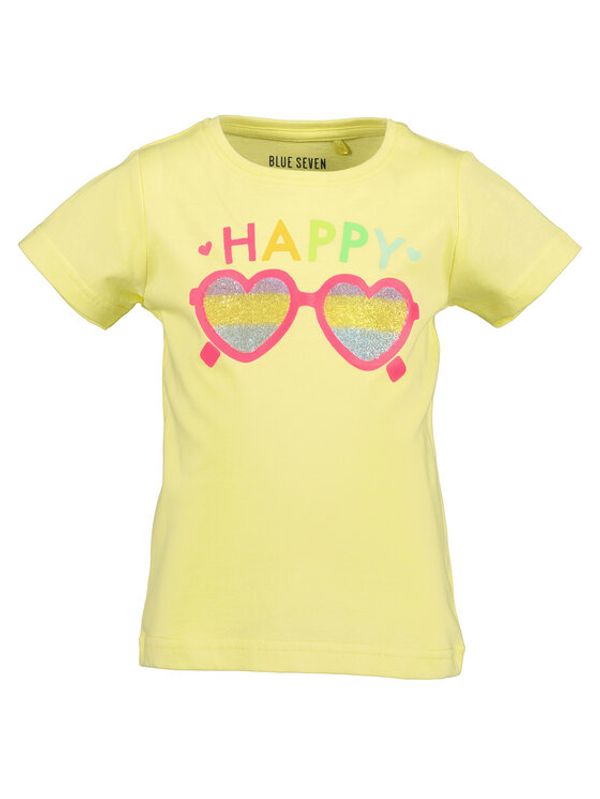 Blue Seven Blue Seven Тишърт 702282 Жълт Regular Fit