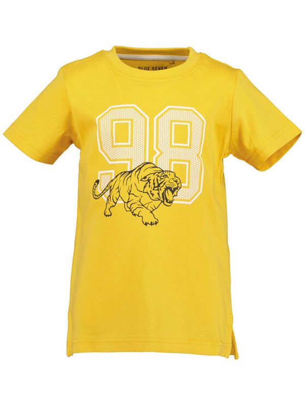 Blue Seven Blue Seven Тишърт 802267 Жълт Regular Fit