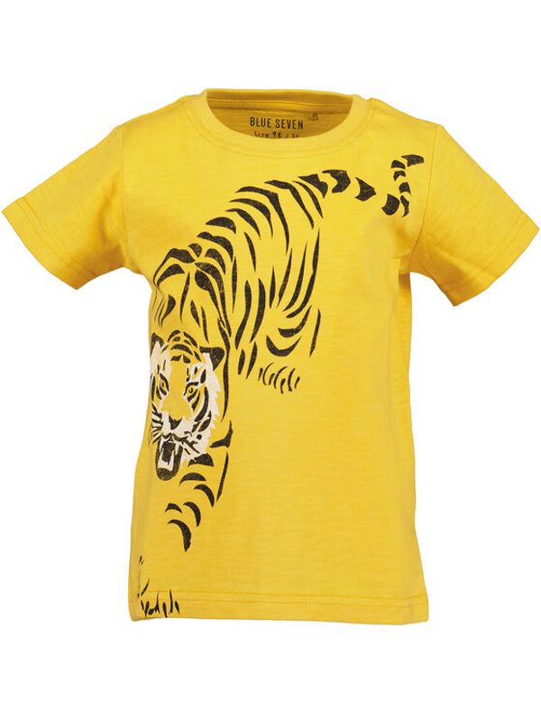Blue Seven Blue Seven Тишърт 802268 Жълт Regular Fit